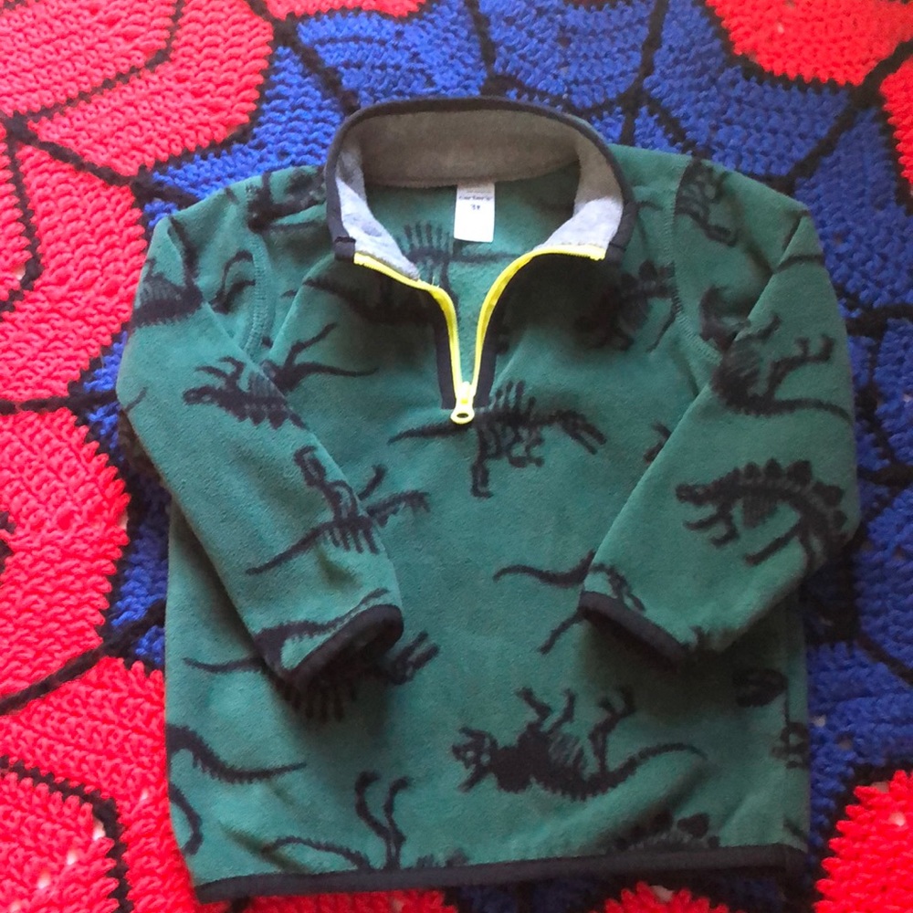 3T Carter’s 1/2 zip up fleece.